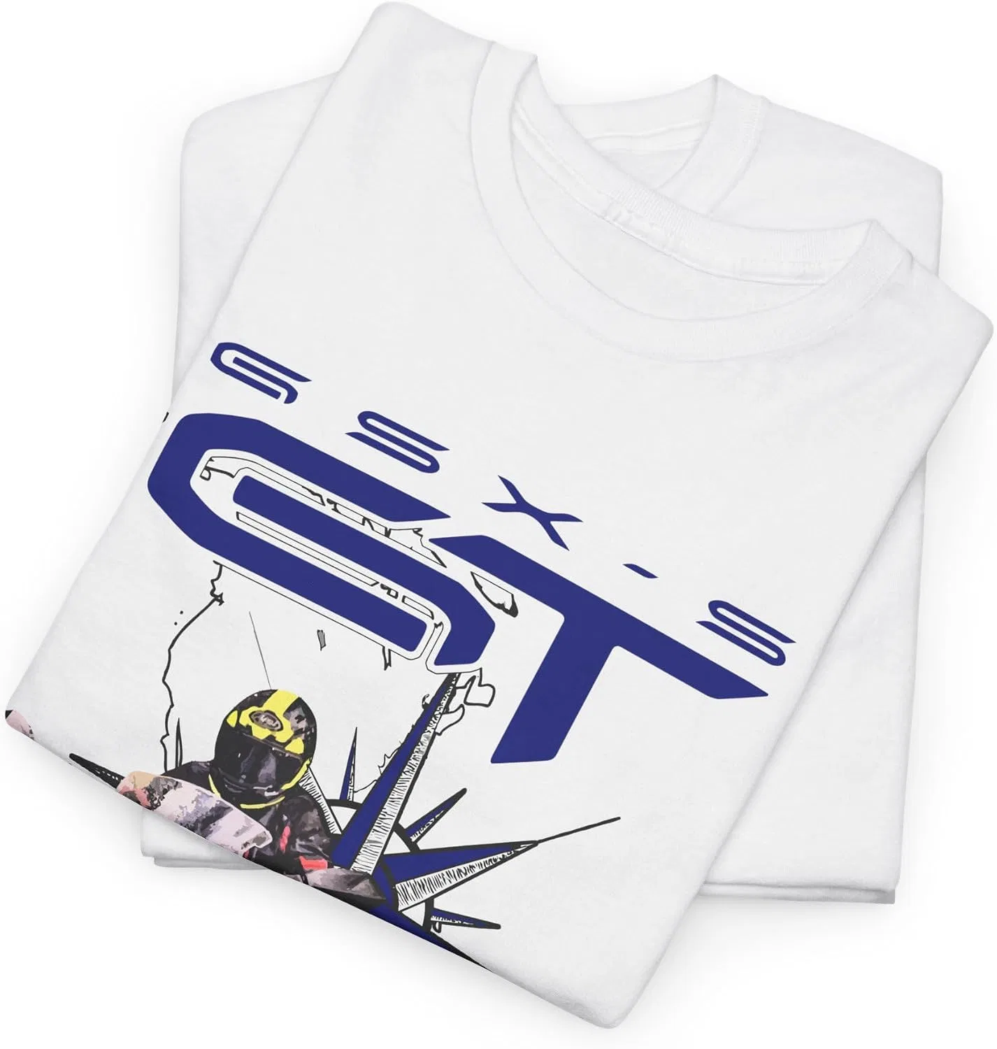 Мужская футболка для райдеров GSX-S1000GT, с принтом, T-Shirt for GSX-S1000GT Riders, белый — фото 4