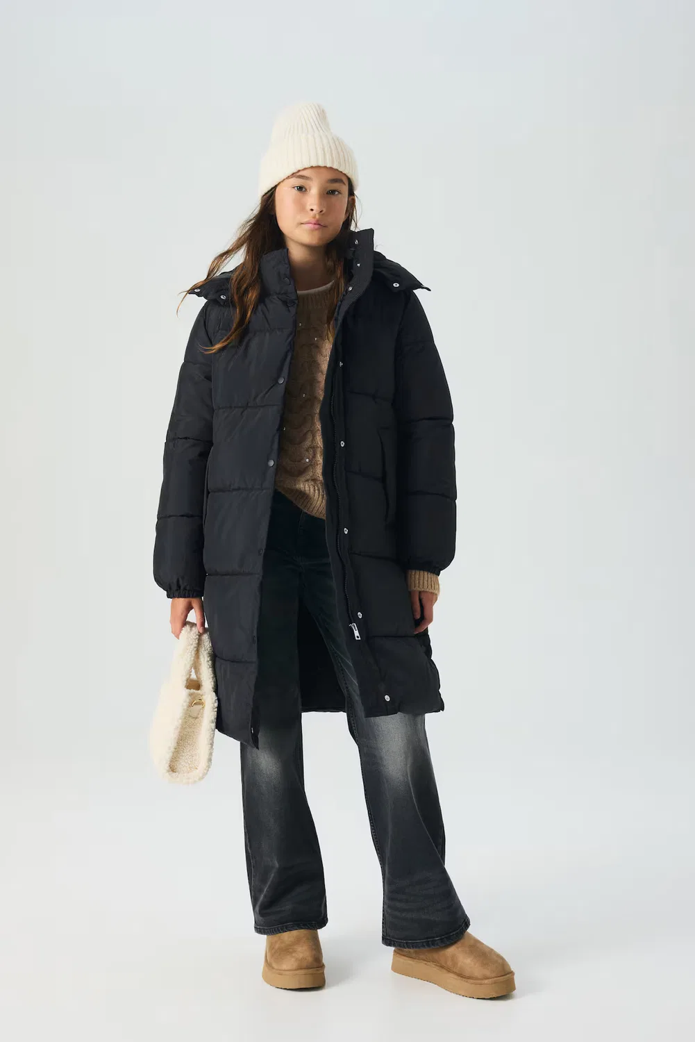 Пуховая куртка H&M, Schwarz — фото 3