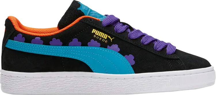 

Кроссовки Puma Rugrats x Suede Jr Black Caribbean Sea, черный