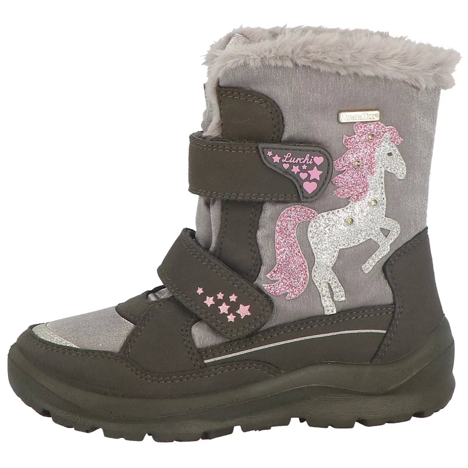 Детские зимние ботинки с мембраной Sympatex Lurchi, Olive-Taupe
