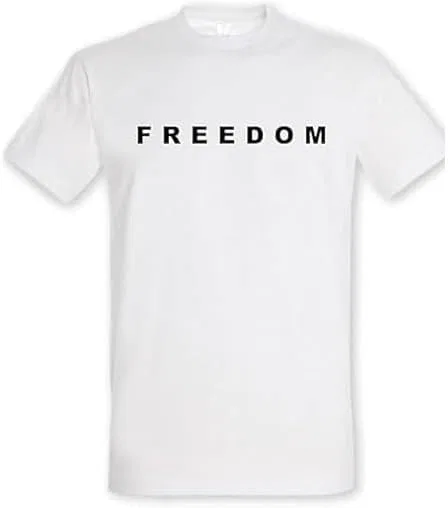 Футболка Freedom Shirt с принтом, White