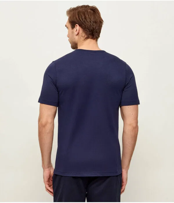 Мужской комплект футболок с круглым вырезом T-Shirt 3 штуки Regular Fit BOSS, черный — фото 4