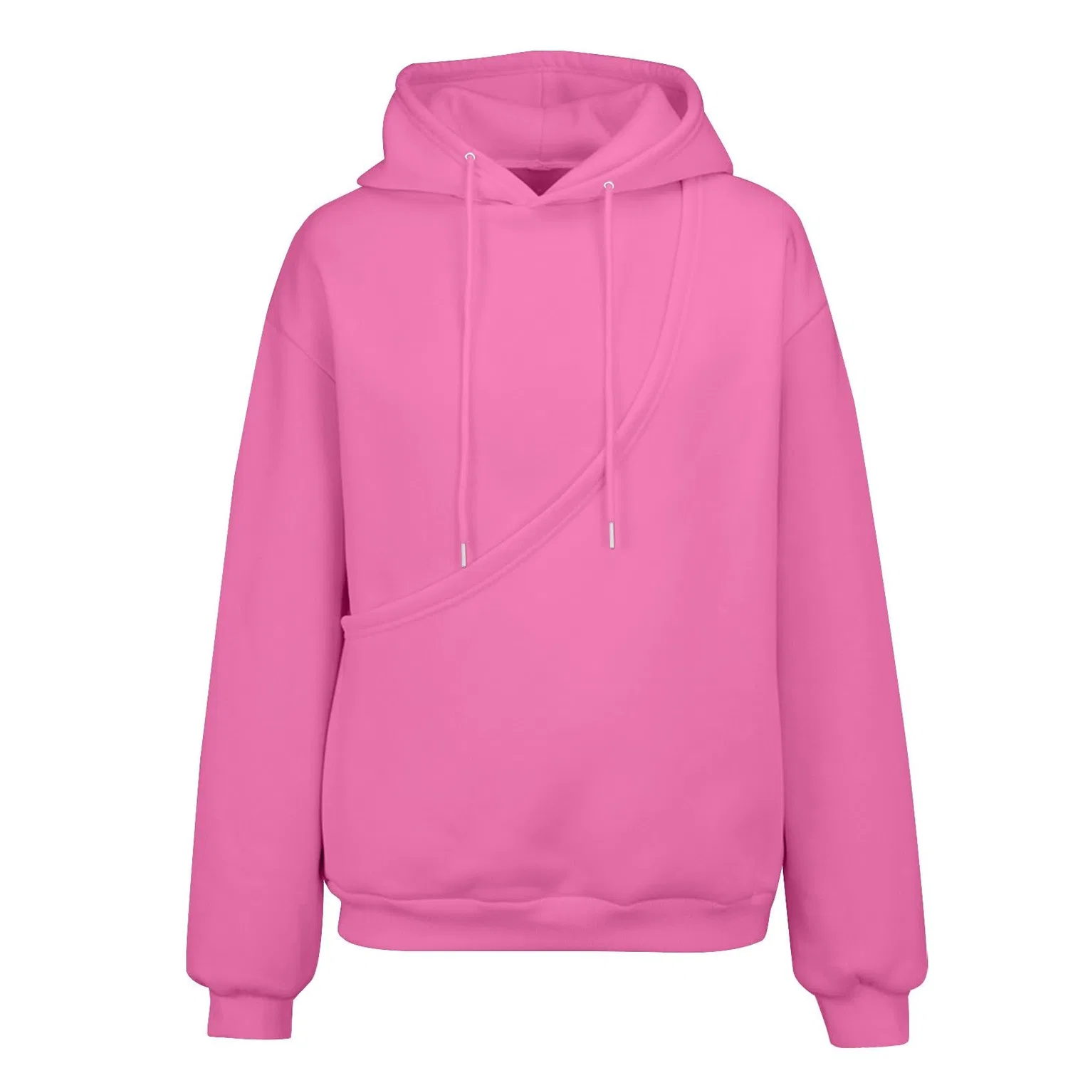 Женский худи с карманом-кенгуру Cat Hoodie, Z31 Hot Pink — фото 3