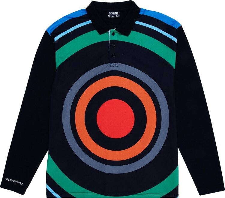 

Рубашка Pleasures Blue Monday Polo Shirt 'Black', черный
