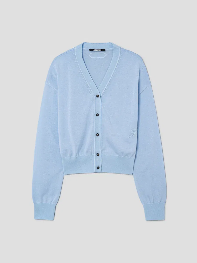 Кардиган свободный силуэт Le Cardigan J JACQUEMUS, Pale Blue