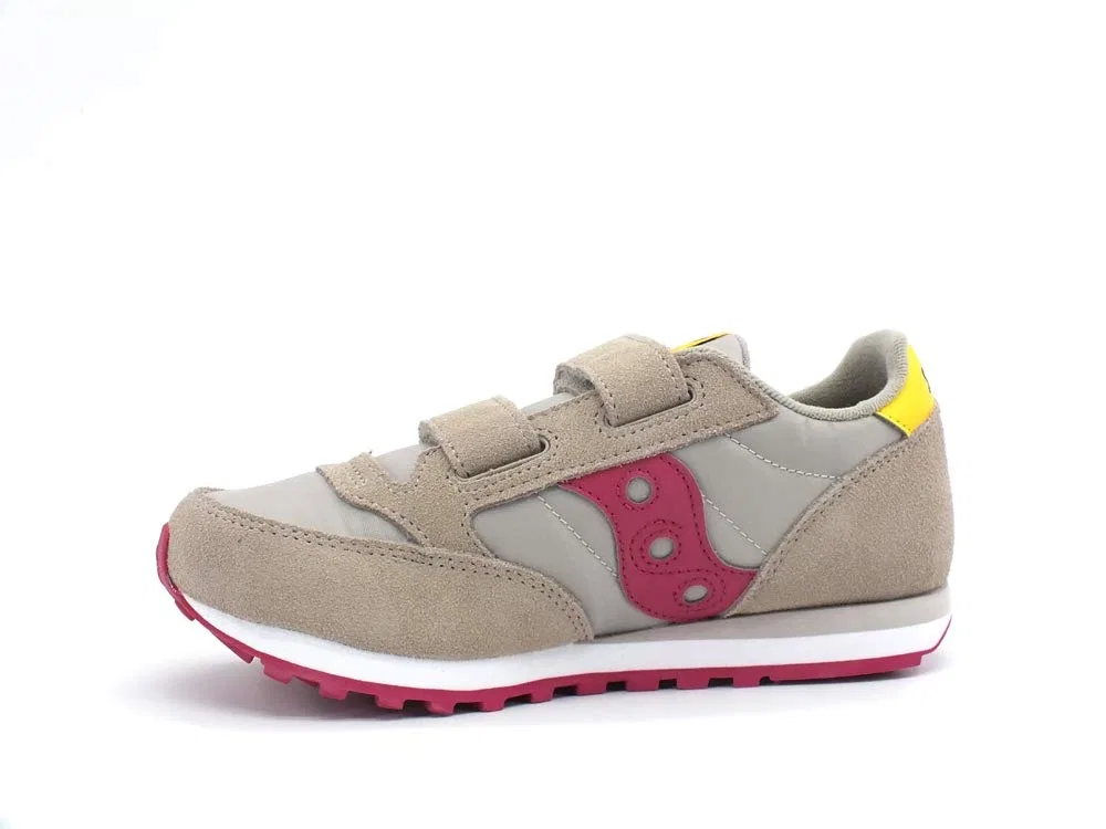 Детские кроссовки для мальчиков и девочек с липучкой Jazz Double HL Blue Saucony, Burgundy Taupe — фото 2