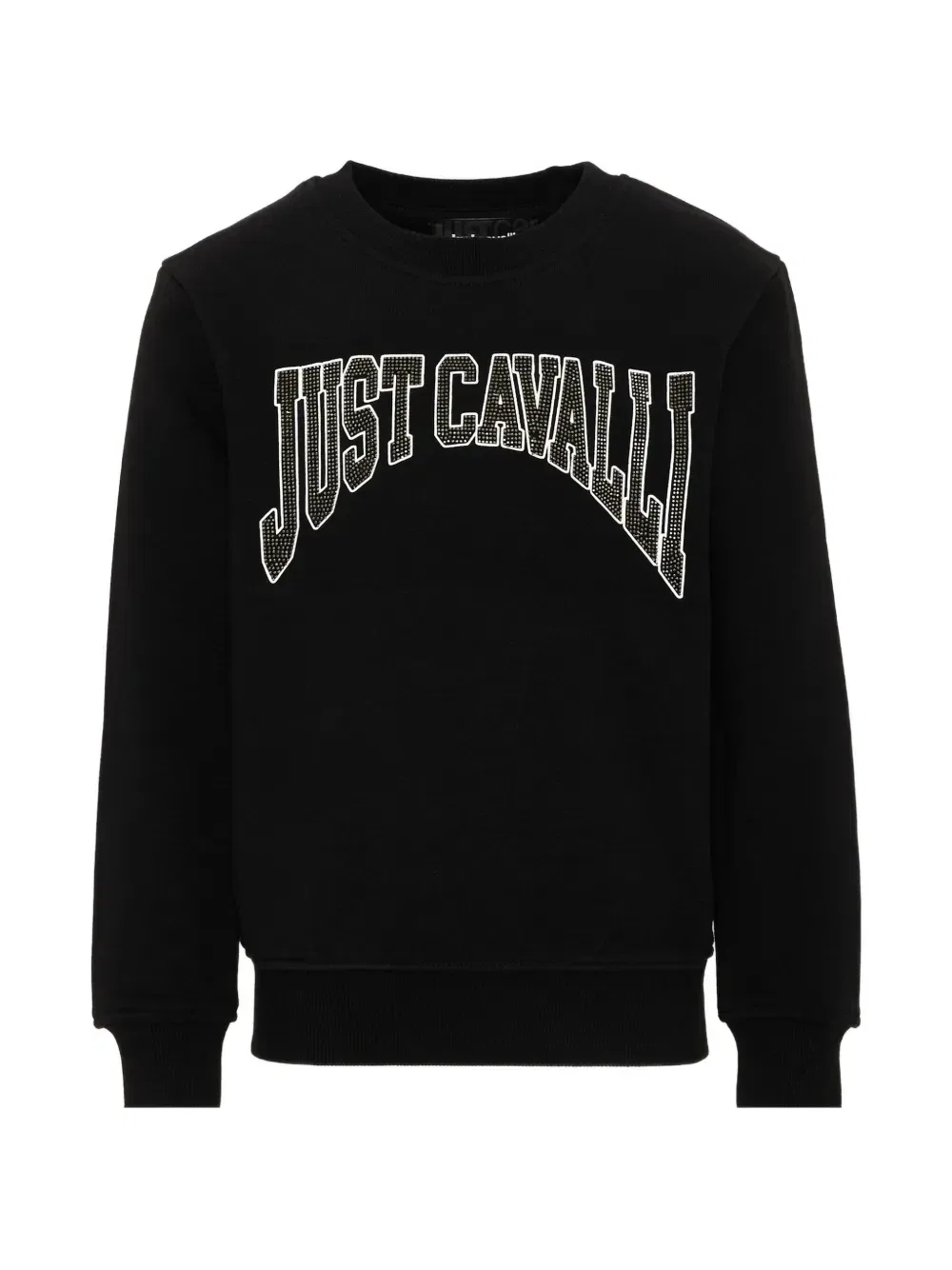 Толстовка с логотипом Just Cavalli Kids, черный