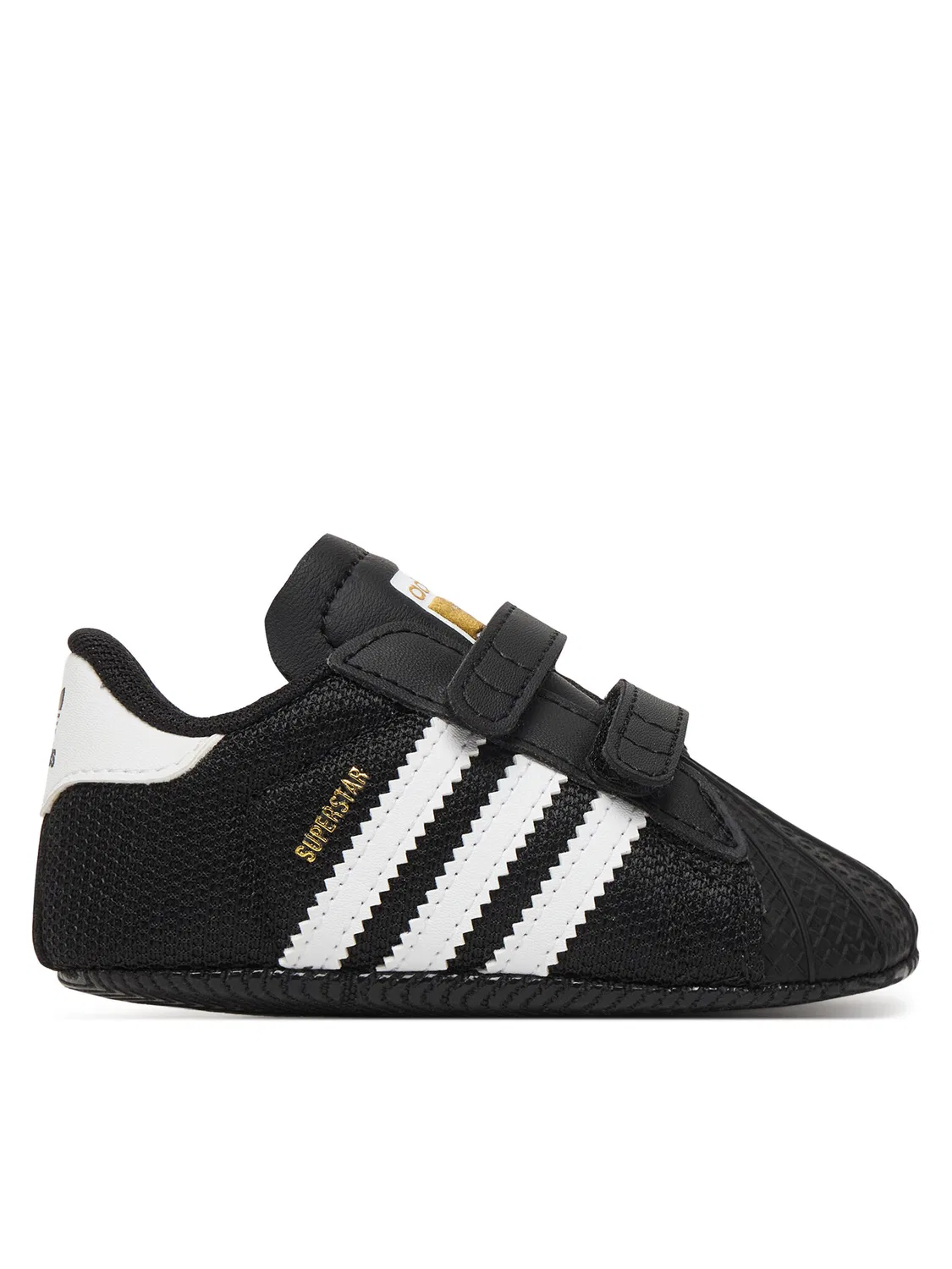Кроссовки для мальчика Superstar Crib Adidas, черный