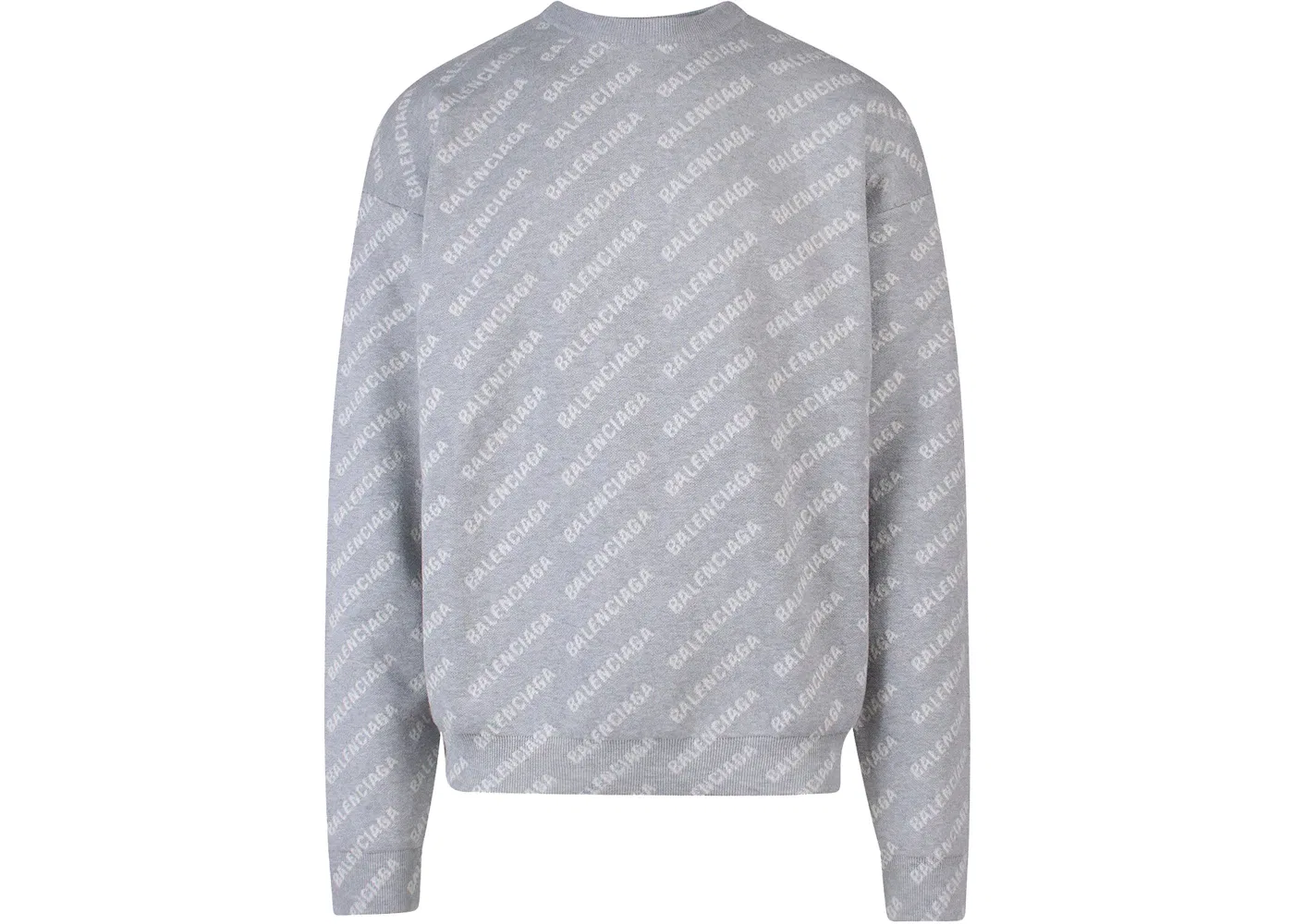 Мужской свитер с принтом Sweater Balenciaga, Grey
