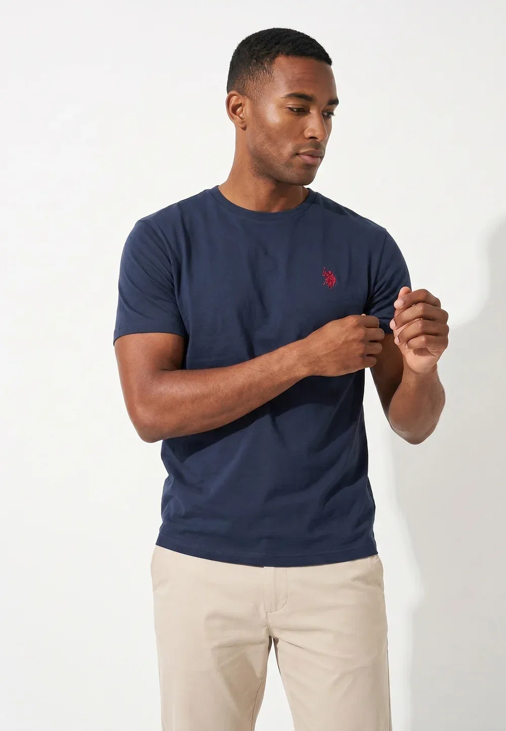 Футболка - базовая футболка U.S. Polo Assn., Navy