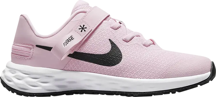 

Кроссовки Nike Revolution 6 FlyEase PS 'Pink Foam', черный