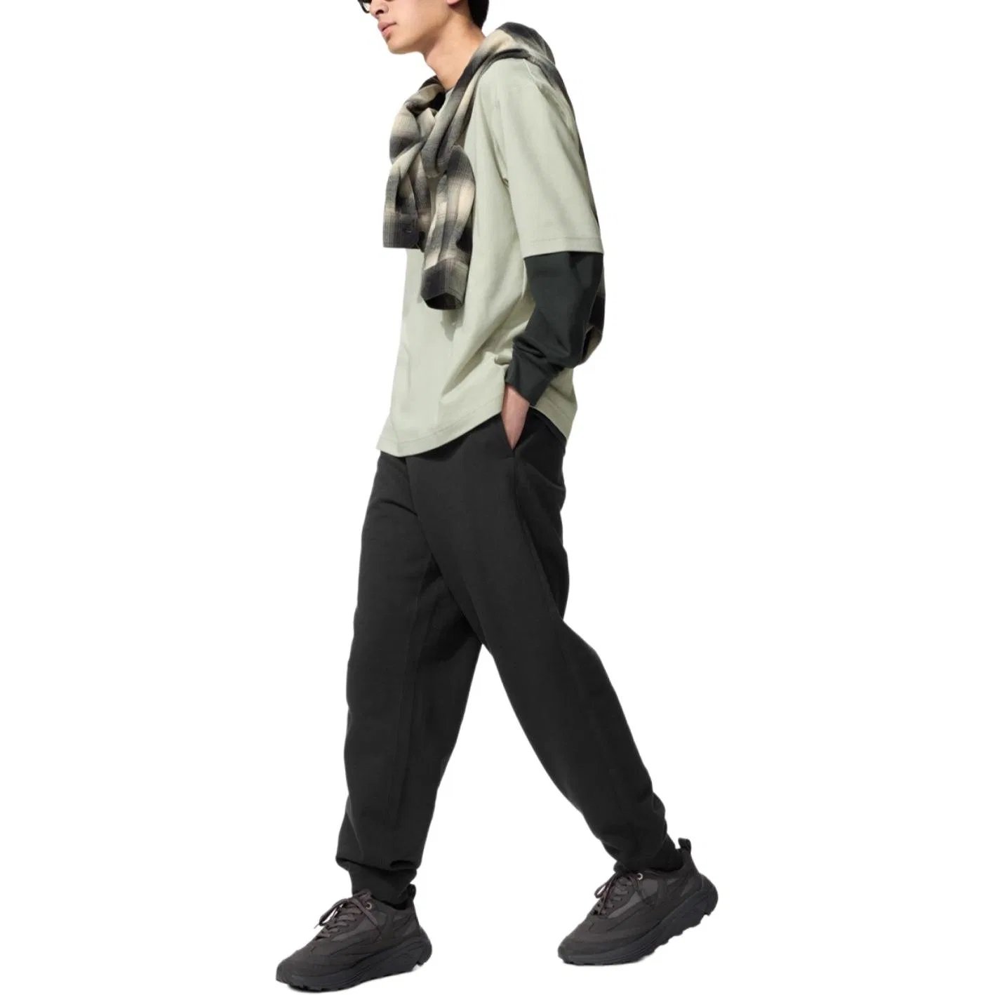 Спортивные брюки Унисекс UNIQLO, Black