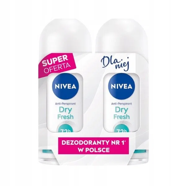 Женский антиперспирант-ролик 50 мл Nivea, Dry Fresh