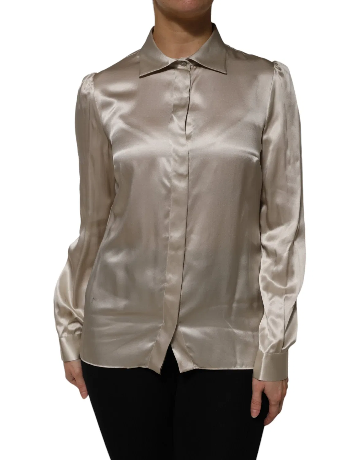 Женская блузка с длинным рукавом Dolce & Gabbana, Beige
