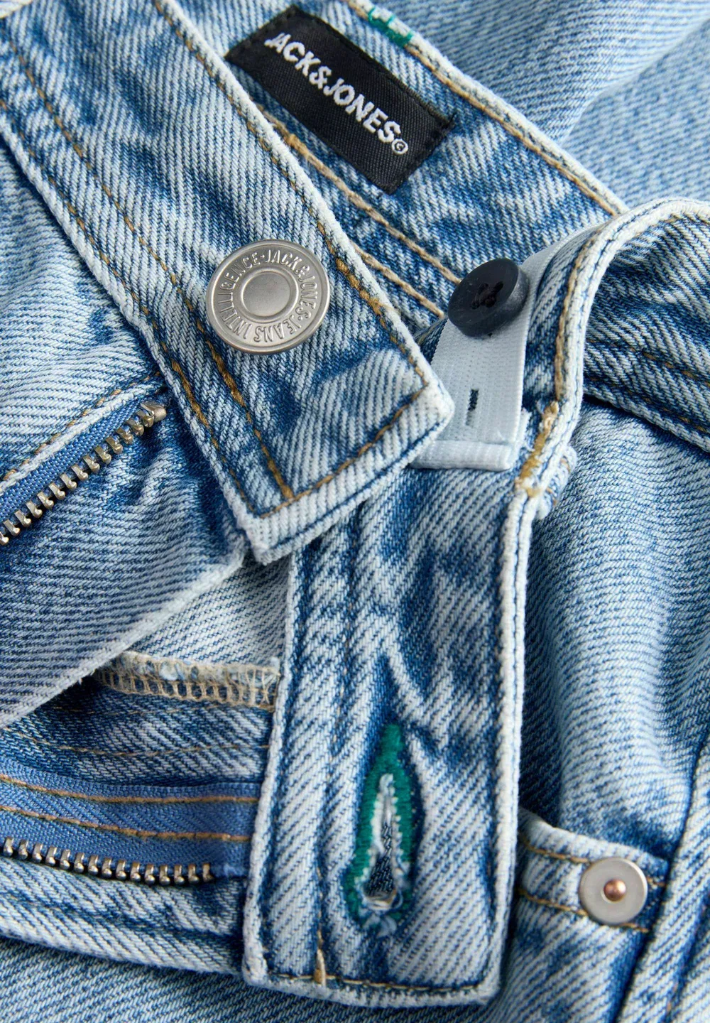 Jjidave jjjax akm 165 jnr - расклешенные джинсы Jack & Jones Junior, Blue Denim — фото 3
