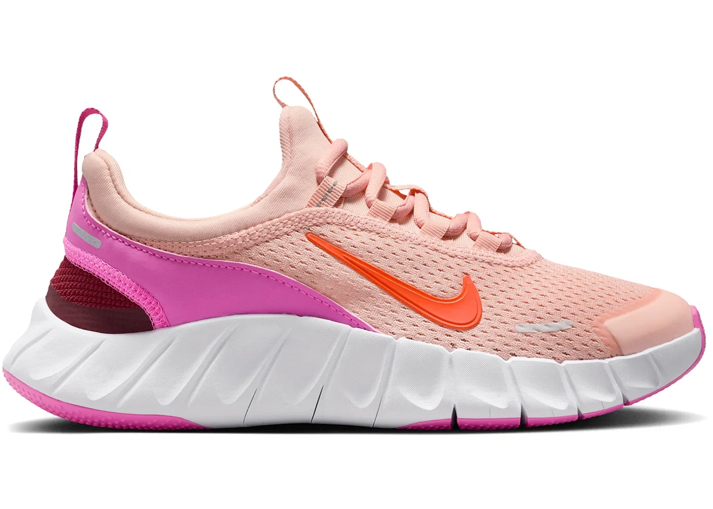 Детские кроссовки lifestyle Nike Free Ride Nike, Arctic Orange/Playful Pink/Team Red/Turf Orange