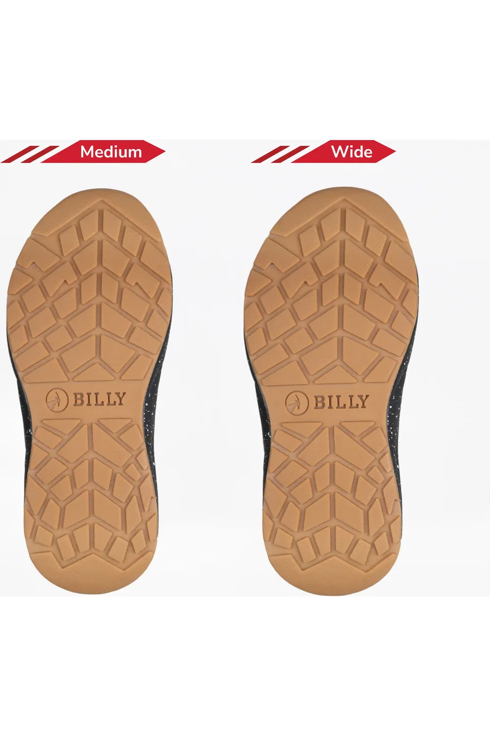 Детские кроссовки на молнии Inclusion DZ1 Double Zip BILLY Footwear, Black/Gum — фото 3