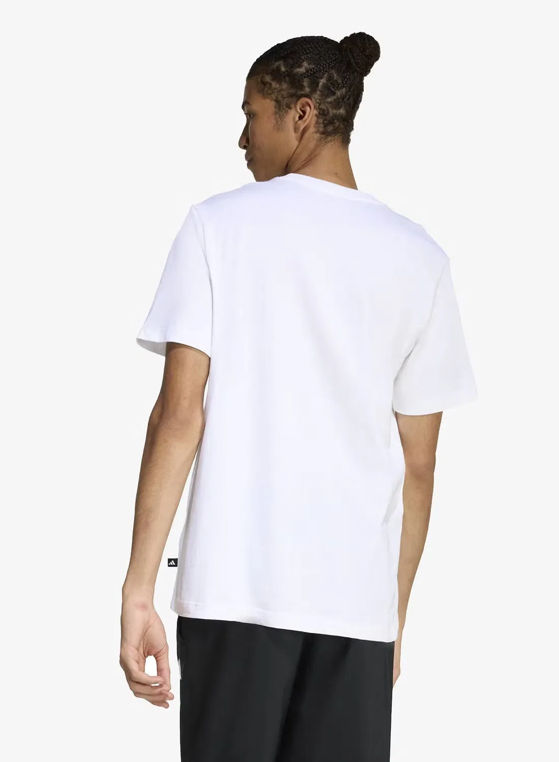 Футболка с принтом Summer Slide Trim Graphic Adidas, белый — фото 2