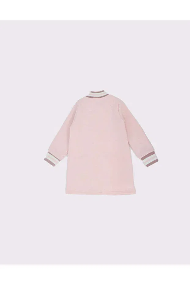 Детская куртка для девочек с принтом College Jacket Rg Kidsstore, Pink — фото 4