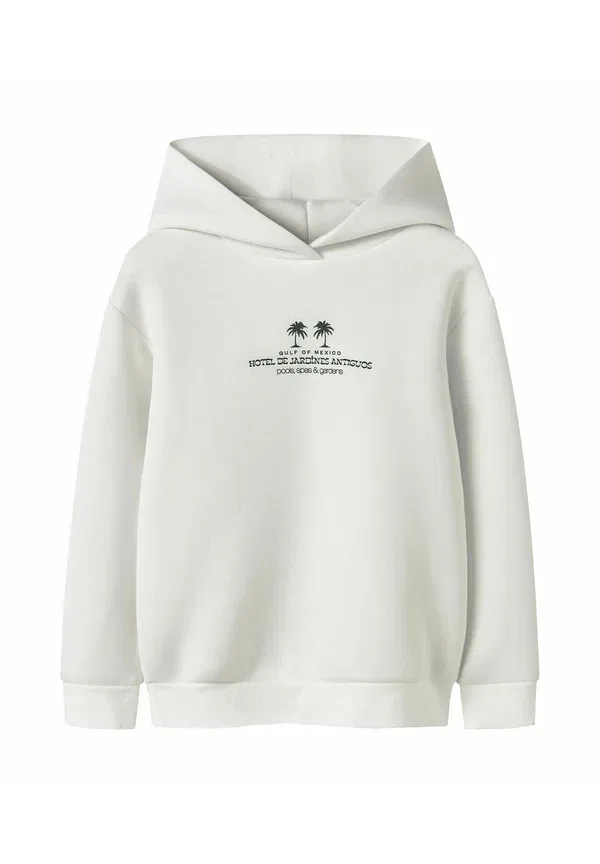 Худи с вышивкой Embroidery detail Name It bright white, белый — фото 2