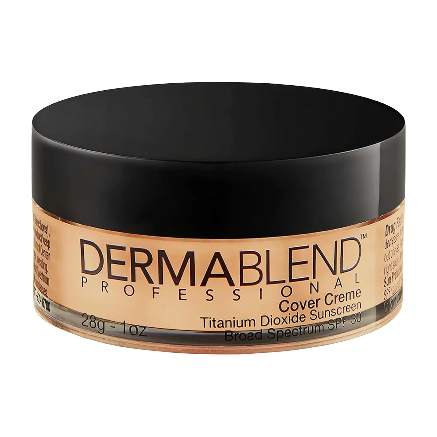 Крем-основа для лица Full Coverage, SPF 30, DERMABLEND, 28 г, Cashew Beige