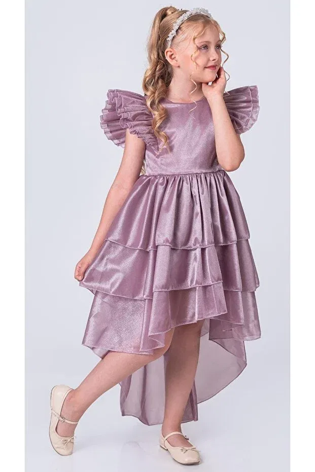 Детское платье для девочек с пайетками vragia evening dress m00745 Mnk Baby&Kids, Murdum — фото 2