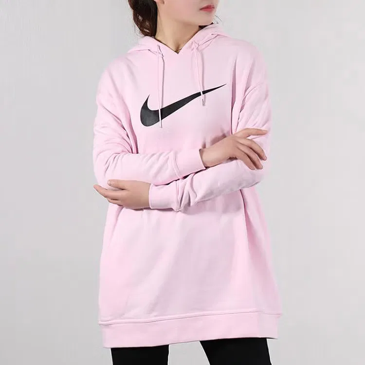 Худи с принтом Swoosh Nike, розовый — фото 2