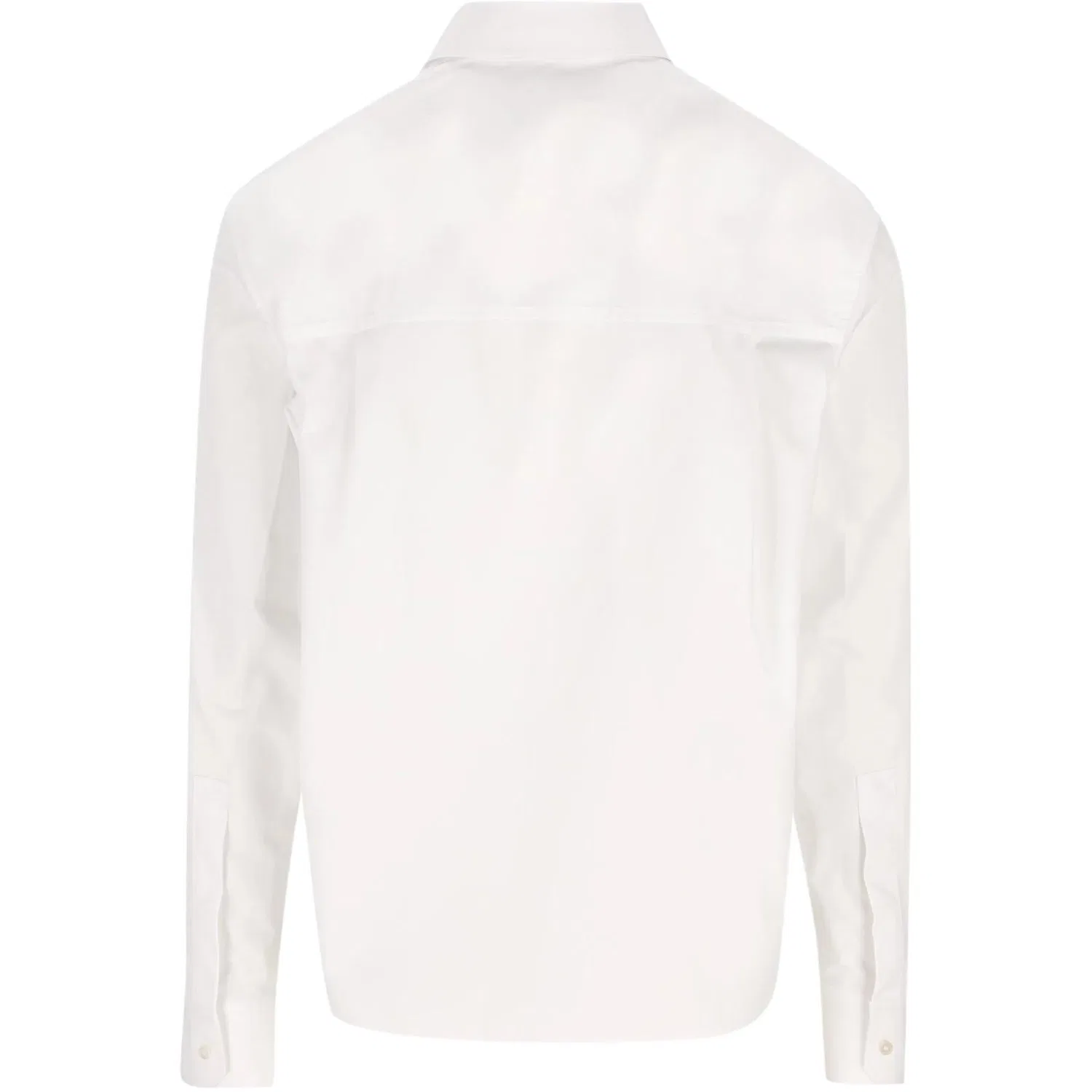 Мужская рубашка с отложным воротником прямого кроя White GUCCI, White — фото 3
