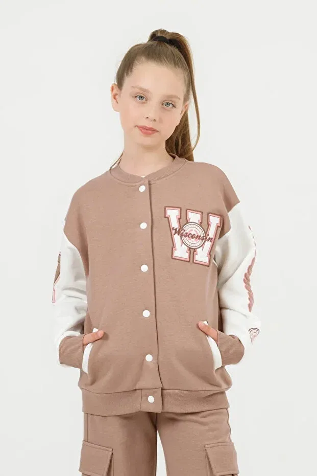 Детская куртка для девочек с принтом Dmb Boys & Girls, Brown