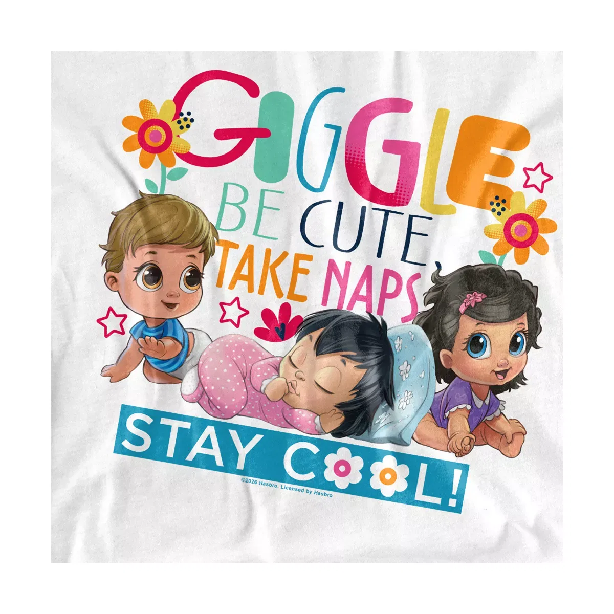 Детская футболка с принтом для мальчиков Baby Alive Giggle LOGOVISION, White — фото 3