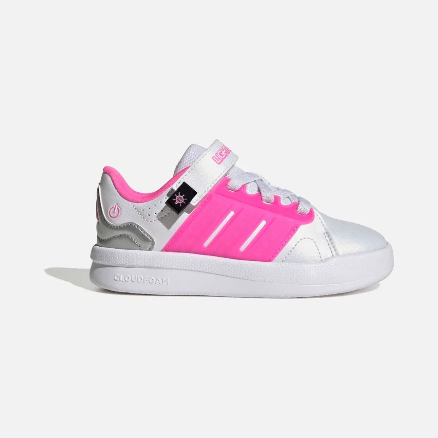 Детские спортивные кроссовки Lightorama Court El C adidas, Белый