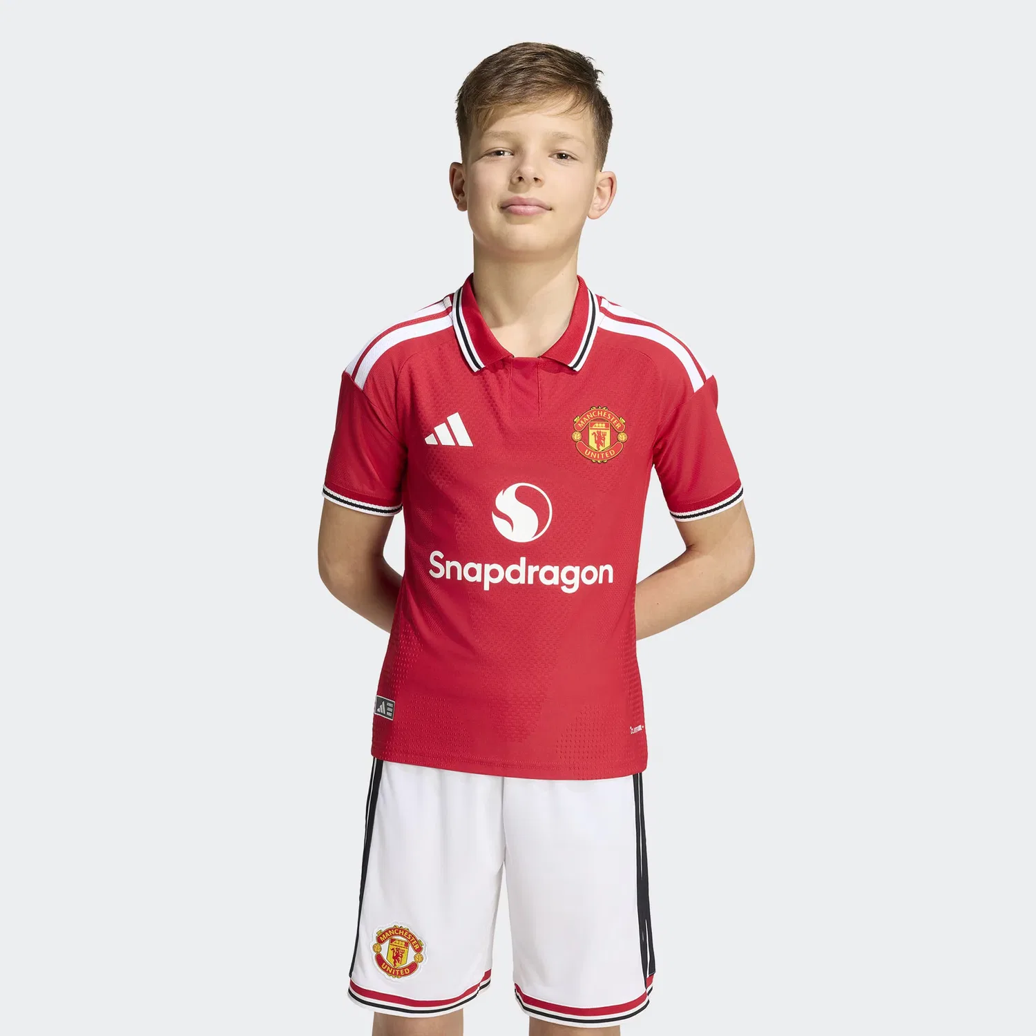 Футболка Adidas Performance Shirt Manchester United 26/27 Authentic красного цвета — фото 4