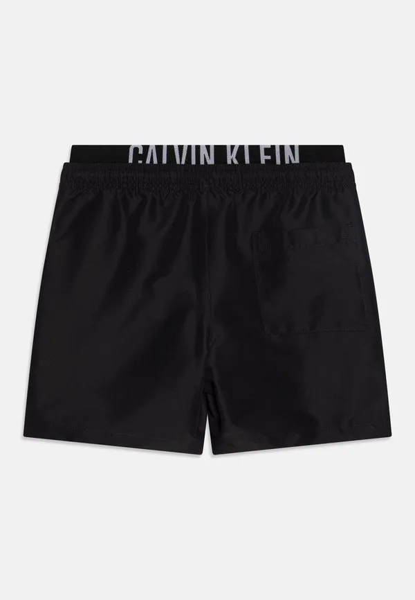 Плавки средней длины, двойные. Calvin Klein Swimwear, Black — фото 2