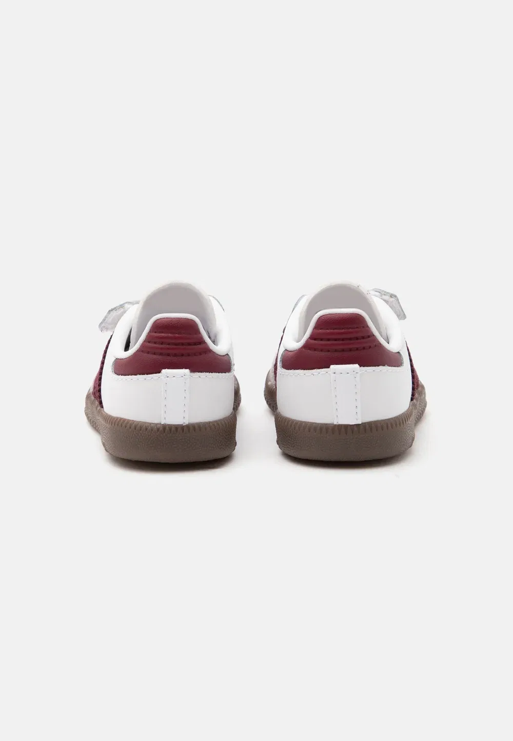 Samba og унисекс - детская обувь Adidas Originals, Footwear White/Maroon — фото 3
