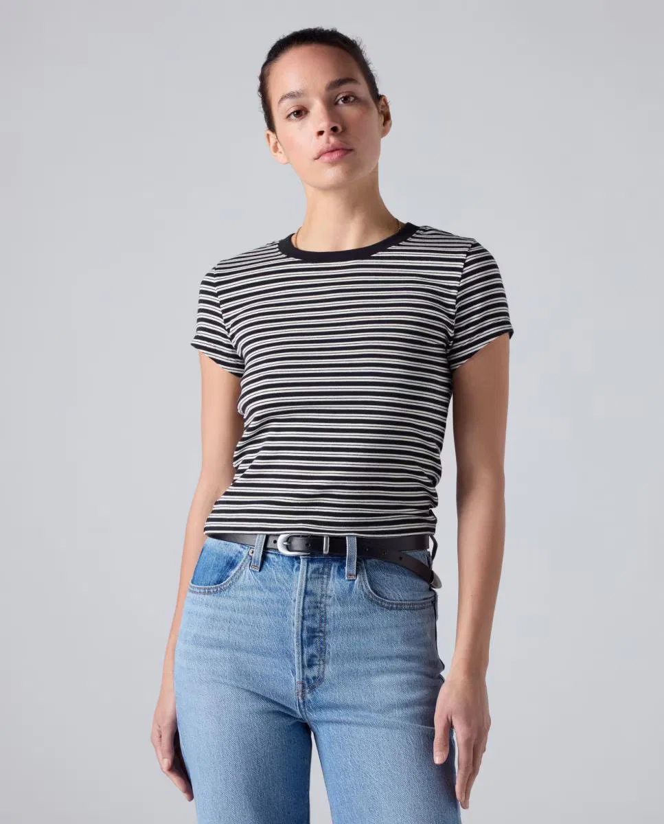 Женская футболка с коротким рукавом, Crop, Levi's, мультиколор — фото 4