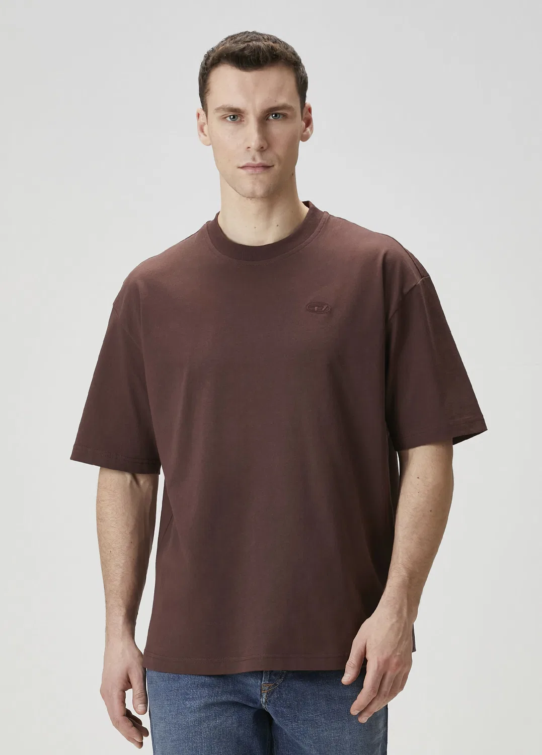 Футболка T-Boggy-Megovoval-D Diesel, dark brown