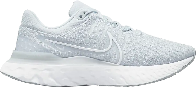 

Кроссовки Nike Wmns React Infinity Run Flyknit 3 'Pure Platinum', синий