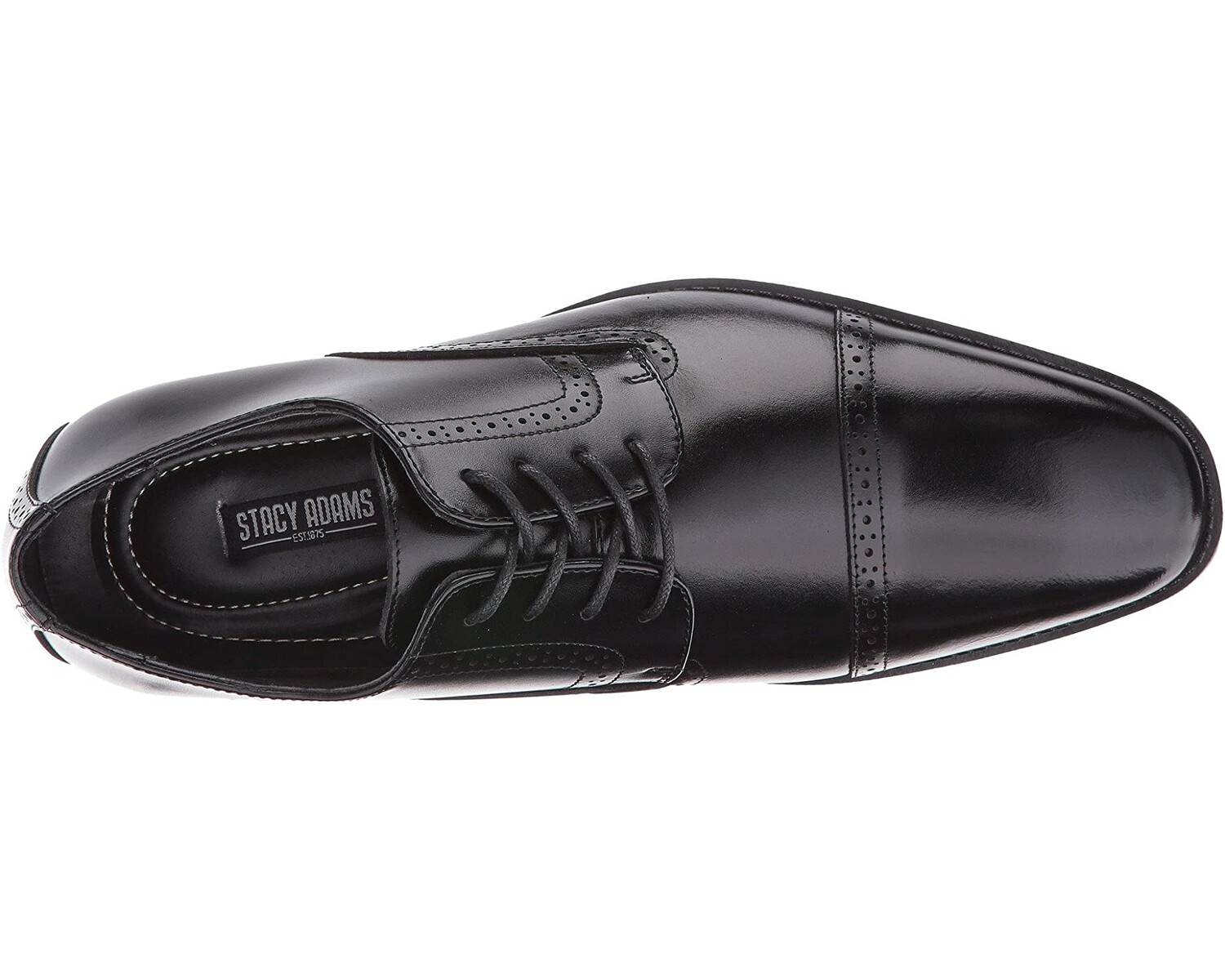 

Оксфорды Abbott Slip Resistant Cap Toe Oxford Stacy Adams, черный