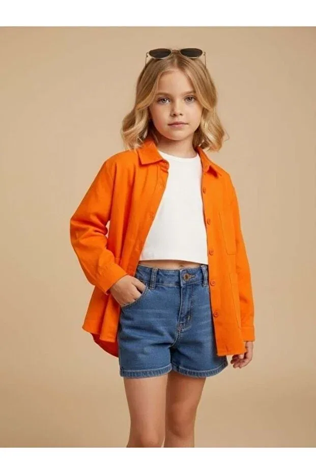 Детская оранжевая куртка Zekids — фото 4