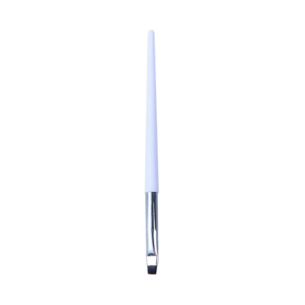 Кисть для бровей и подводки, Bionic Fiber, 1 шт, 145 мм, #1White Flat S Generisch