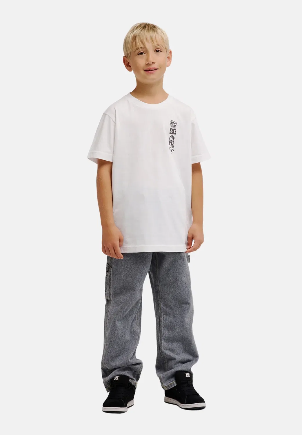 Carpenter Baggy - джинсы для молодежи 8-16 - джинсы свободного кроя Dc Shoes, Kpvw Medium Grey
