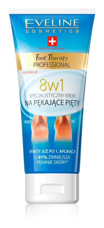 

Крем от трещин на пятках 8 в 1 Eveline Cosmetics Foot Therapy