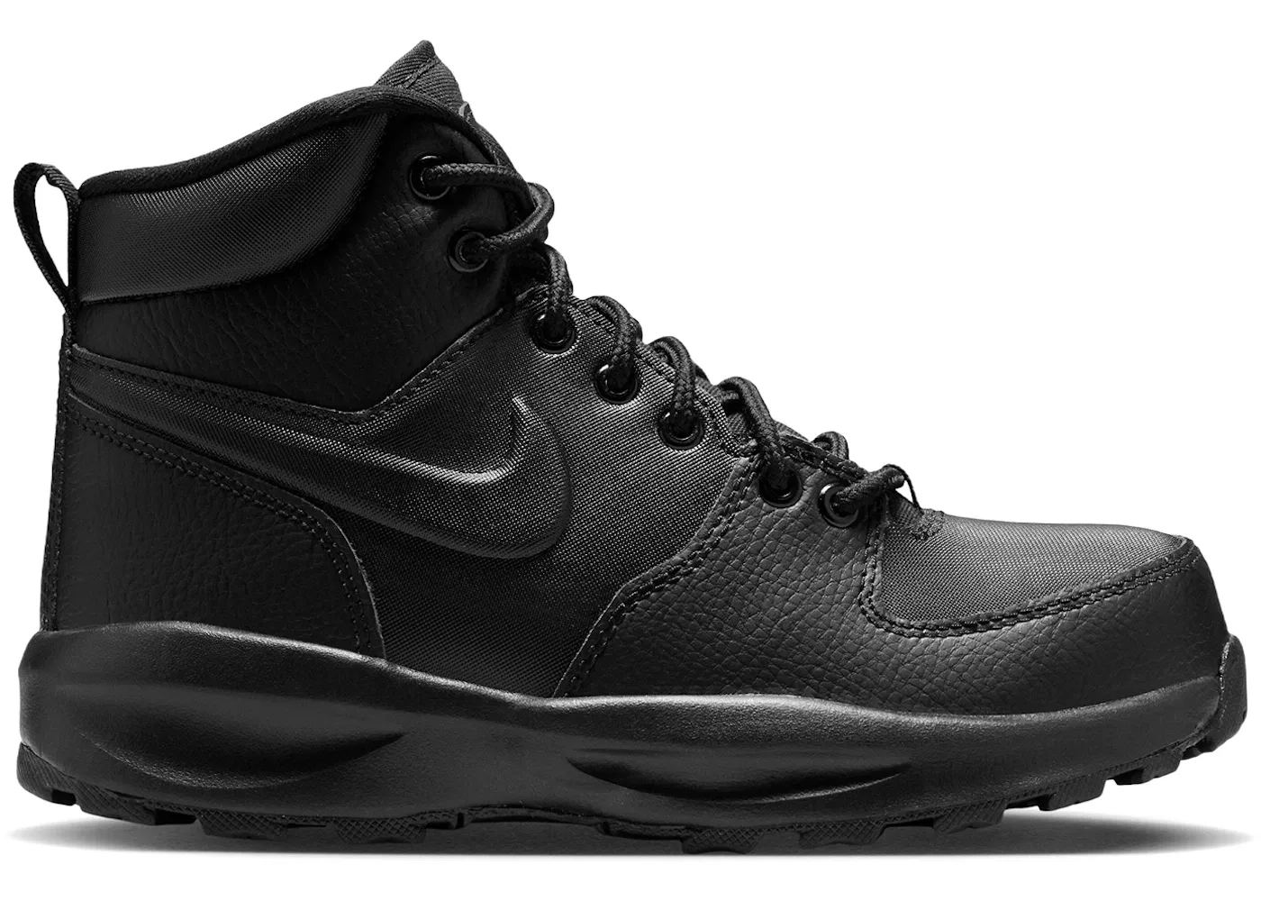 Детские ботинки с высоким берцем Nike Manoa 17, Black/Black/Black