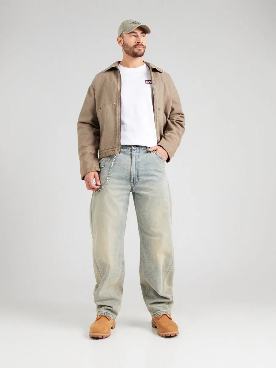 Комплект из двух футболок LEVI'S с графическим принтом, темно-синего и белого цвета — фото 4