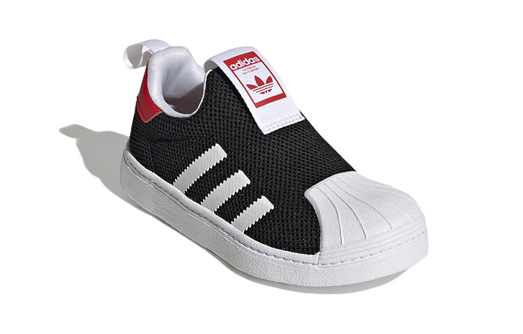 Кроссовки Adidas Superstar 360 C 'Black Vivid Red' — фото 3