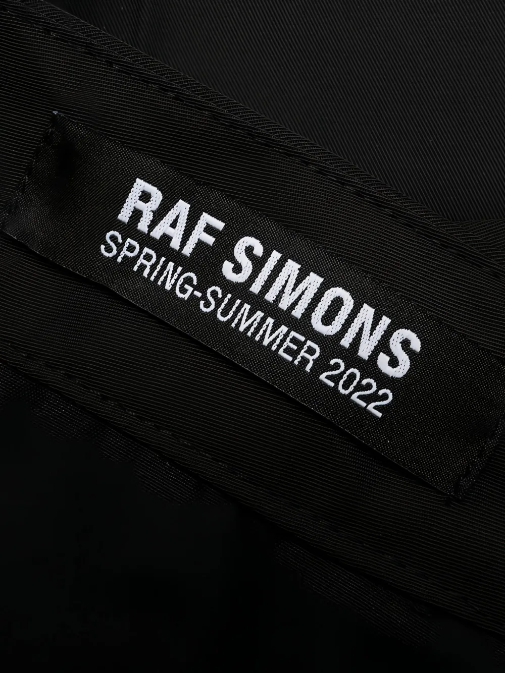 Шорты с двойной складкой Raf Simons, черный — фото 4