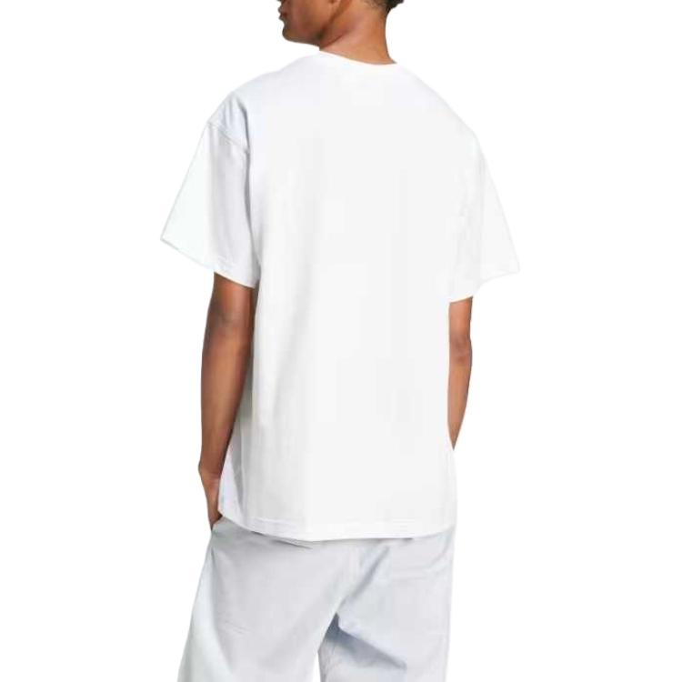 Футболка Adidas Small logo Cotton Adidas Originals, белый — фото 3