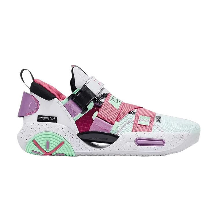 

Кроссовки Wade All City 9 V2 'White Canna Red', белый