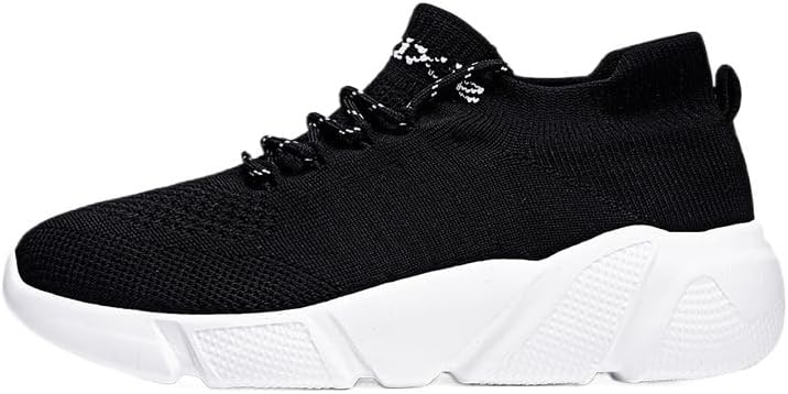 

Мужские легкие дышащие модные кроссовки с противоскользящей подошвой - удобная обувь для ходьбы и бега Hhhchpm, белый/черный