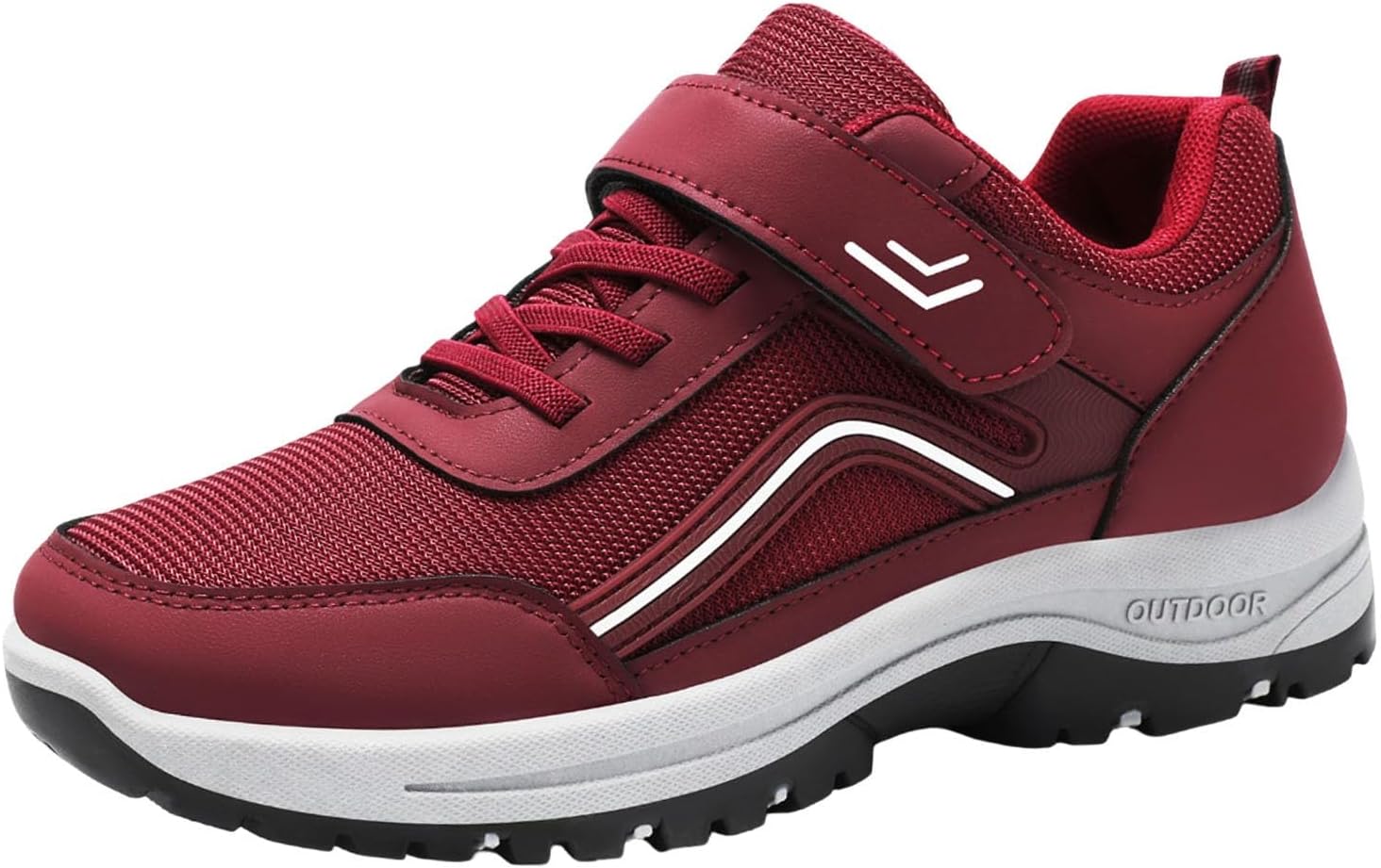 

Стильные унисекс-трикотажные кроссовки для ходьбы с мягкой подошвой для повседневной спортивной одежды и легкие поддерживающие Generic, красный